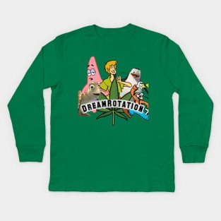 Dream Rotation Kids Long Sleeve T-Shirt